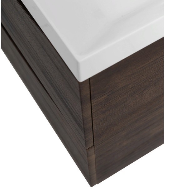 Приобрести тумба подвесная с раковиной belbagno marino-700-2c-so-rw-p 70 см, rovere moro