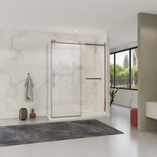 Vincea Душевое ограждение Como Soft 140х80 см, прозрачное, хром VSR-1CS8014CL