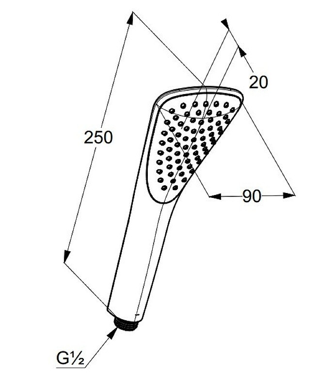 Приобрести kludi fizz душевая лейка 1s, арт. 6760005-00