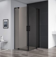 CEZARES Душевое ограждение SLIDER 70х90см SLIDER-AH-2-70/80-90/100-BR-NERO