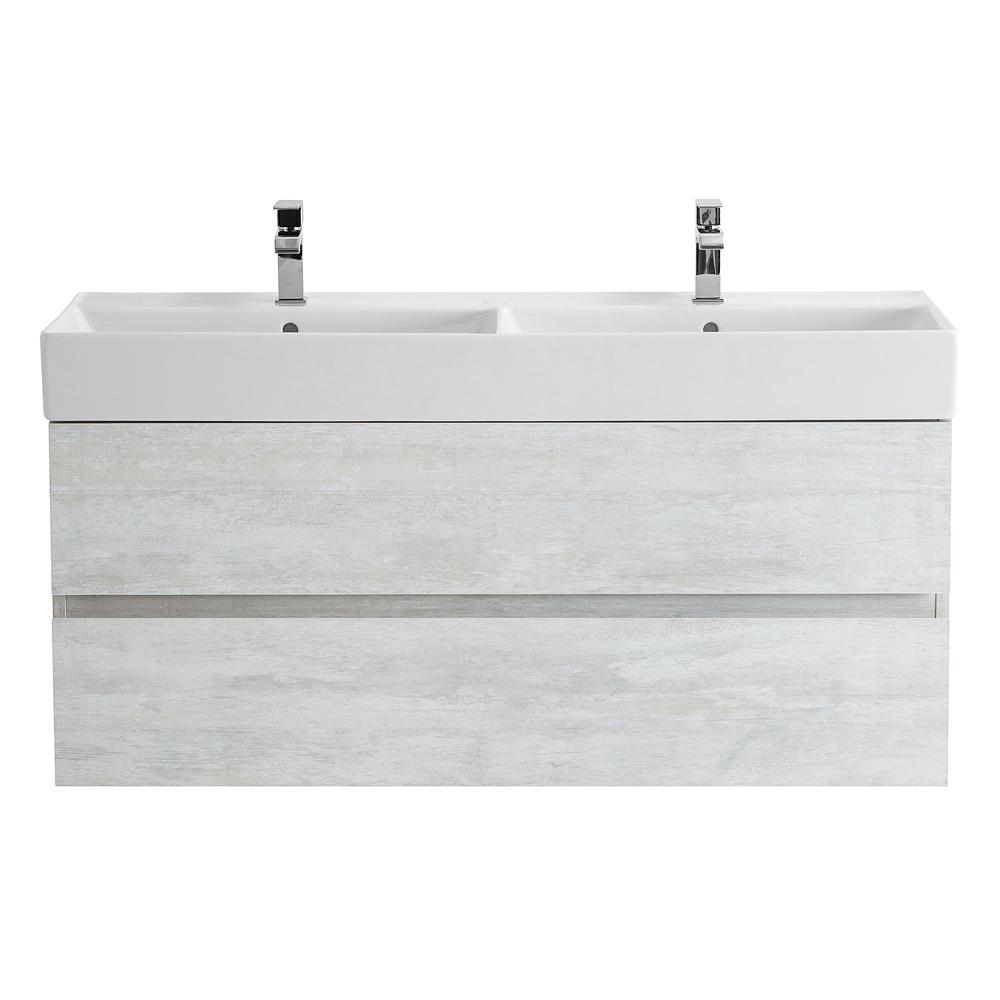 Приобрести cezares тумба подвесная с раковиной molveno 46 120 см legno bianco, белая molveno 46-120-2c-so-2-lb