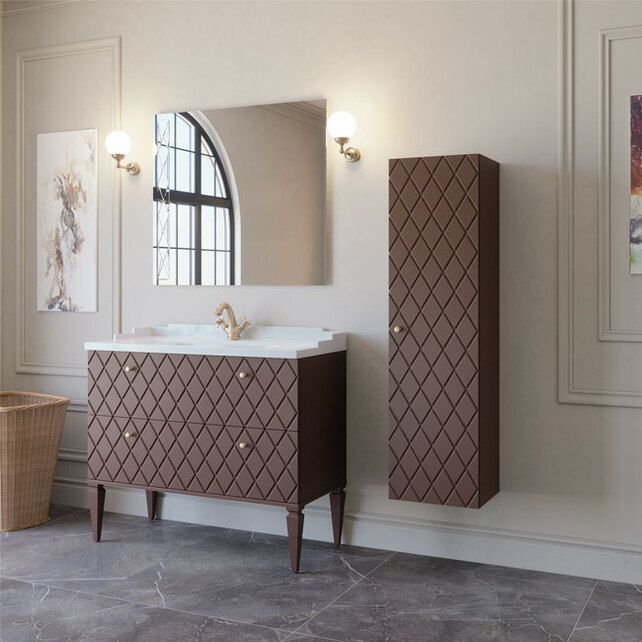 Приобрести caprigo пенал roma 35 см, мокко