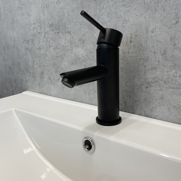 Приобрести comforty смеситель для раковины, черный матовый, fc018a-cmt