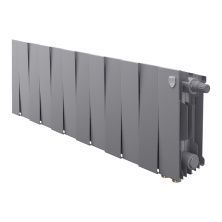 Royal Thermo Радиатор биметаллический Pianoforte 200 /Silver Satin ( серебристый ) VDR - 12 секц.