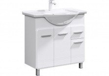 Тумба напольная с раковиной Aqwella Корсика 85 см Kor.01.08