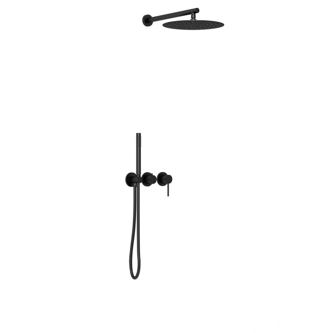 Приобрести vincea встраиваемая душевая система groove, черная матовая vsfw-4g01mb