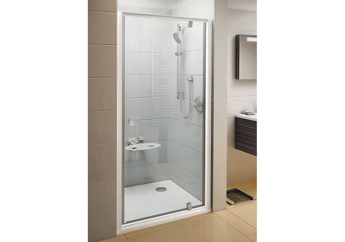 Приобрести дверь душевая ravak pivot pdop1 90 см 03g70101z1 белый/прозрачное