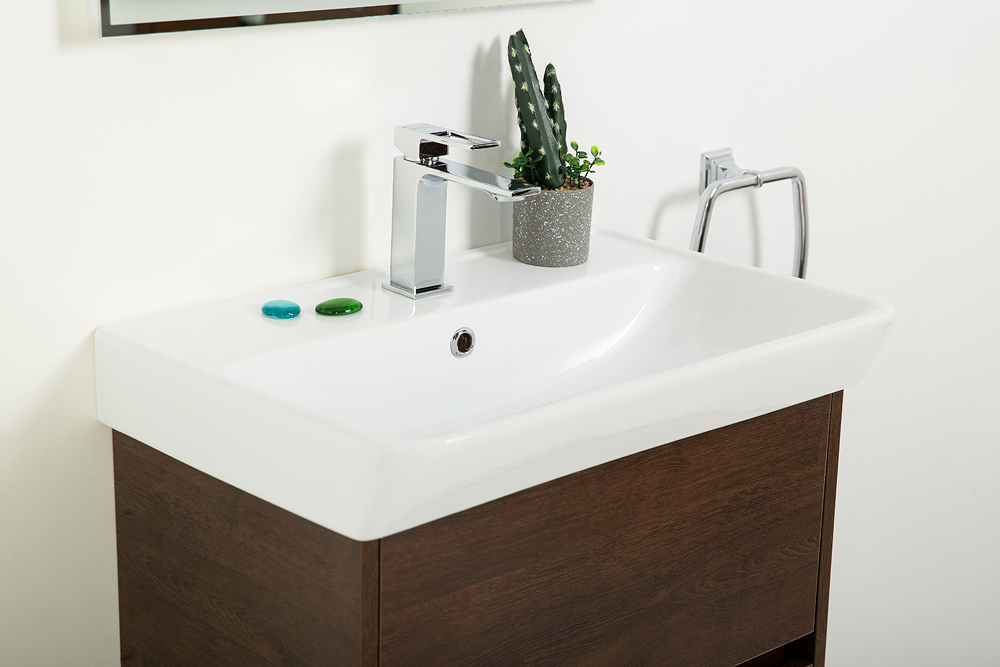 Приобрести belbagno тумба с раковиной neon 50 см, подвесная rovere scuro, белая раковина