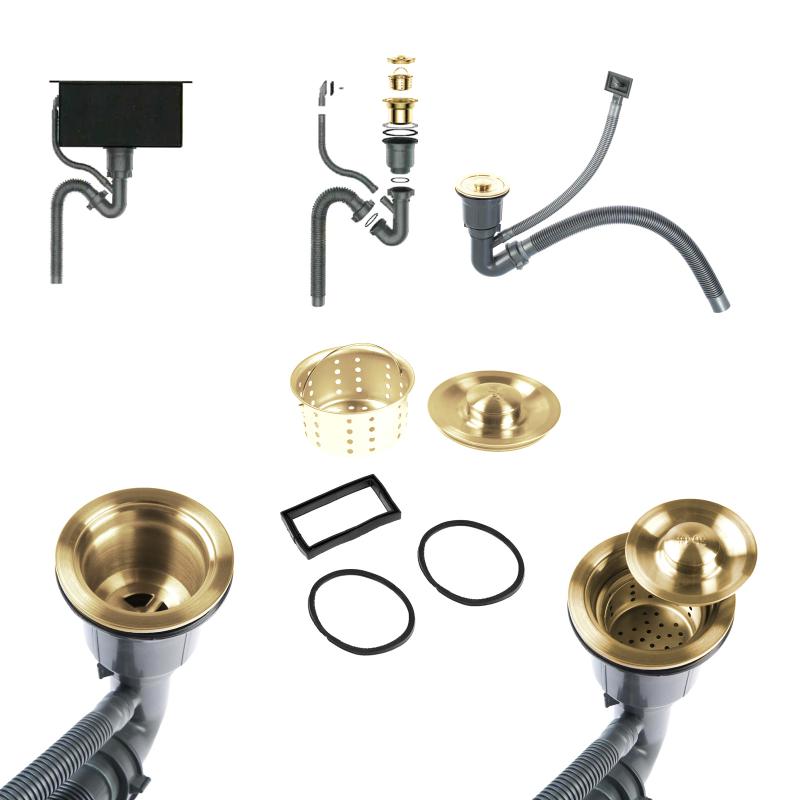 Приобрести gerhans кухонная мойка 50х50 см, золото