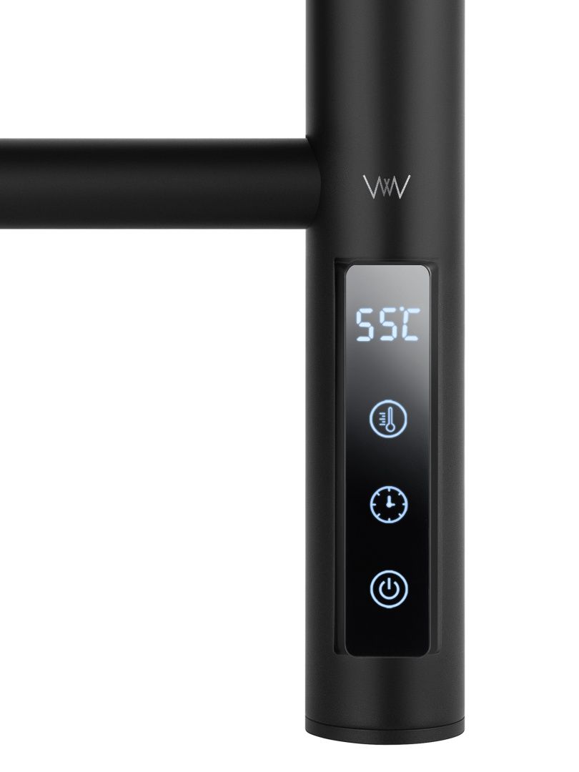 Приобрести полотенцесушитель электрический wonzon & woghand bonn, черный матовый (ww-al4092-mb)