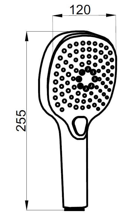 Приобрести azario душевая лейка nevo 235мм, трехрежимная, хром az-15783019