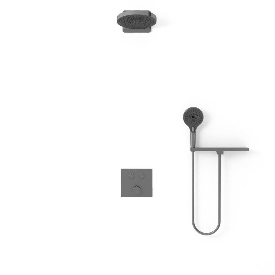 Приобрести vincea встраиваемая душевая система , оружейная сталь vsfw-4i211rgm