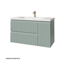 Caprigo Тумба с раковиной FORTE-Smalty TYPE 100 см, правая, синяя