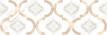 Декор настенный Alma Ceramica Umberto 300x900, белый