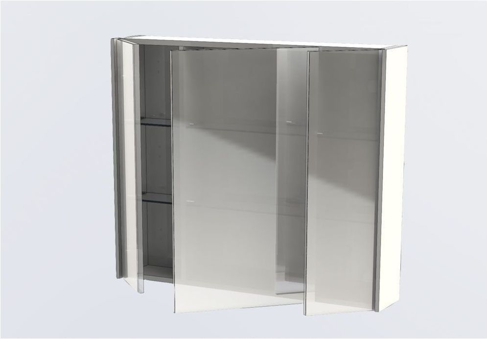 Приобрести aquanet зеркальный шкаф латина 90 см, белый