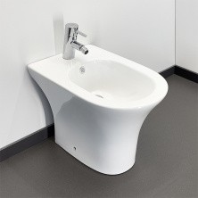 Comforty Напольное биде , с переливом, 109BD, белый