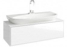 Тумба подвесная с раковиной Aqwella Genesis 100 см GEN0110W