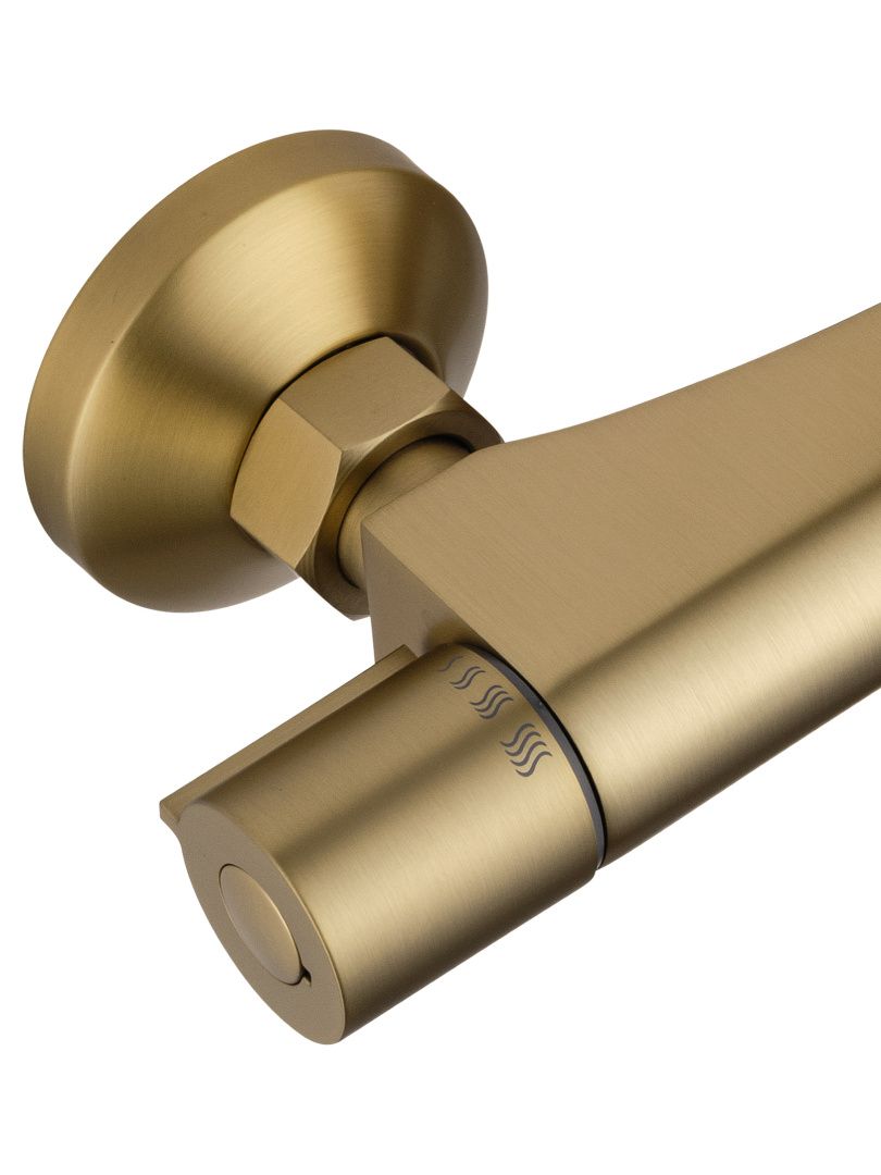 Приобрести смеситель для душа с термостатом wonzon & woghand inn 5, брашированное золото (ww-b1005-a-bg)