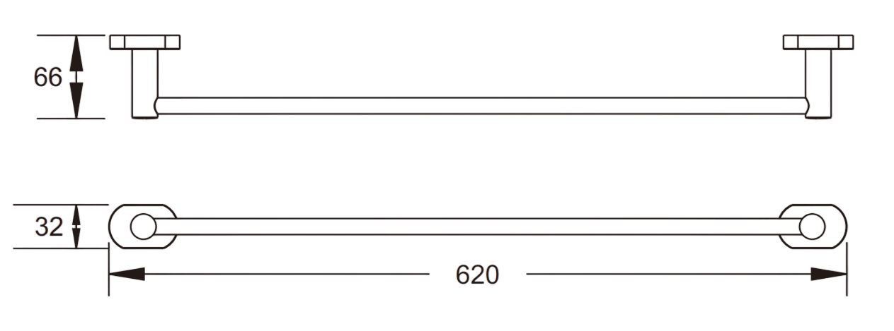 Приобрести полотенцедержатель vieir v5117c черный