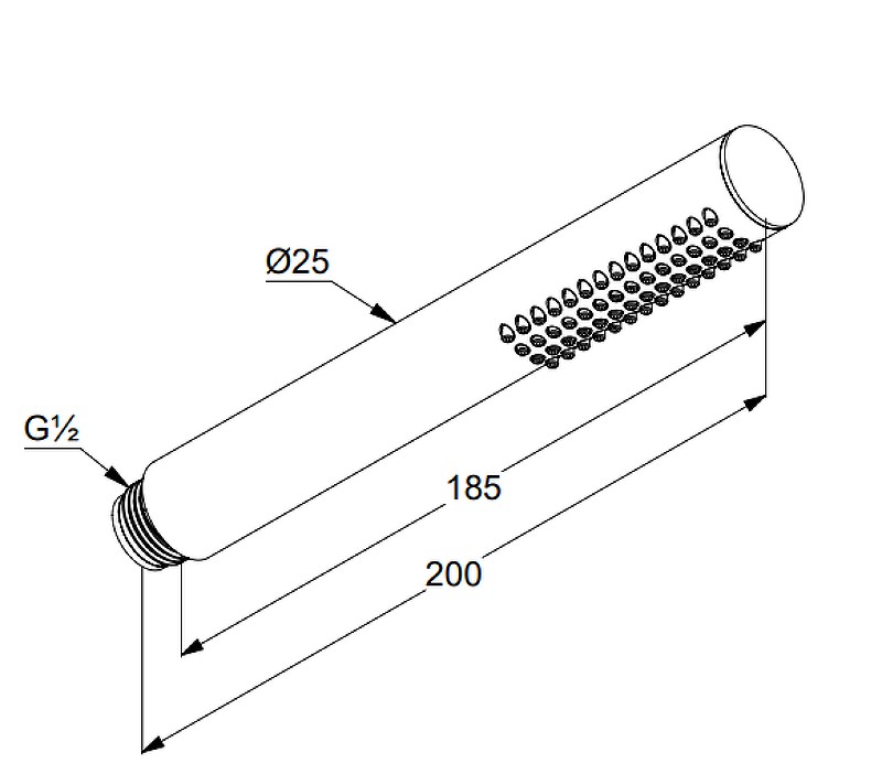 Приобрести kludi nova fonte душевая лейка 1s, черный матовый, арт. 3912039-00