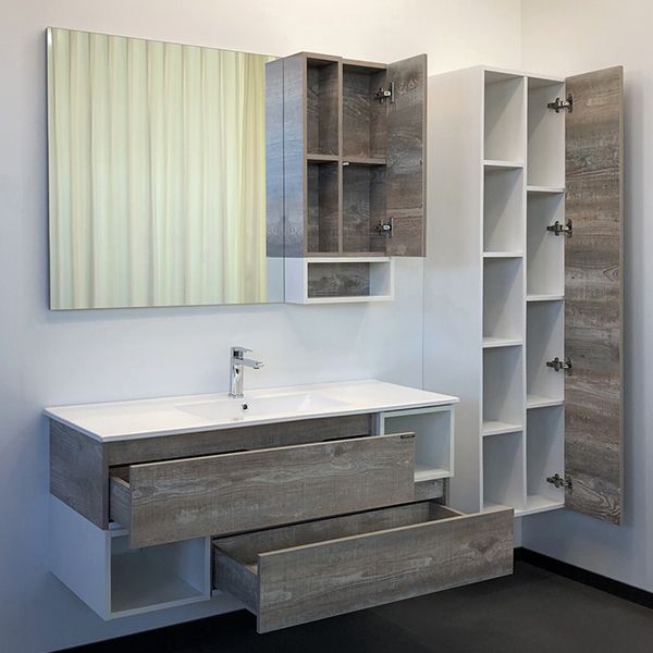 Приобрести сomforty тумба с раковиной "турин-120м" дуб бежевый