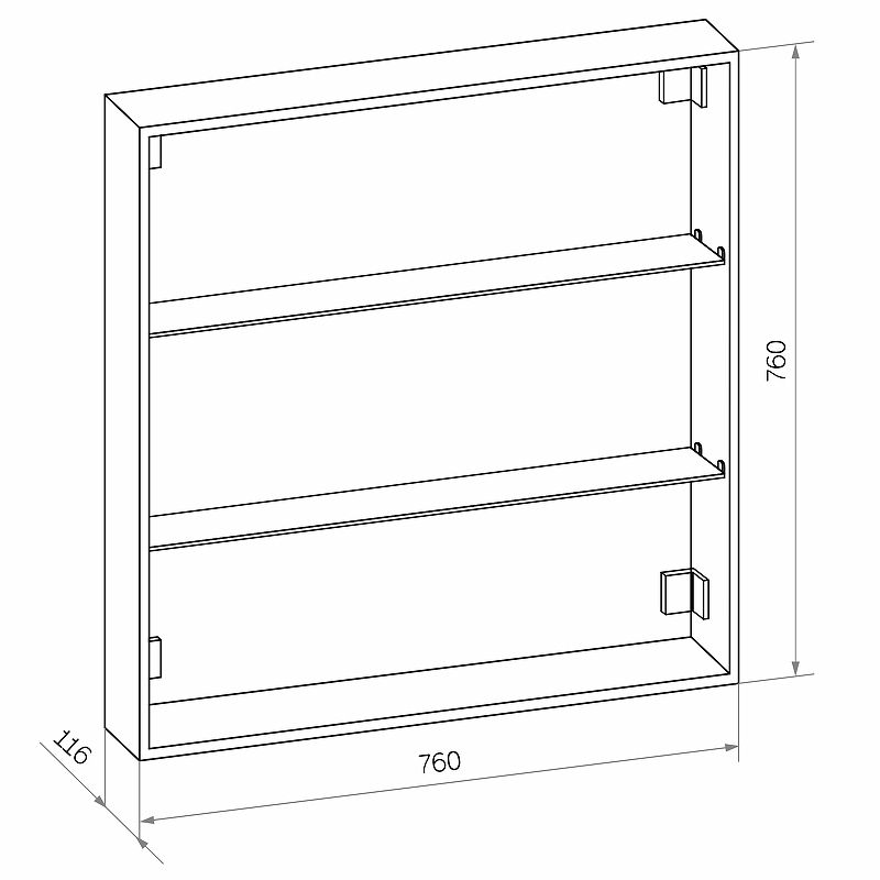 Приобрести continent зеркало шкаф с подсветкой reflex 80х80 см, бесконтактный включатель, белое