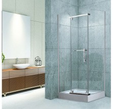 Ограждение душевое Mirsant Arena Square 90х90 см хром/прозрачное