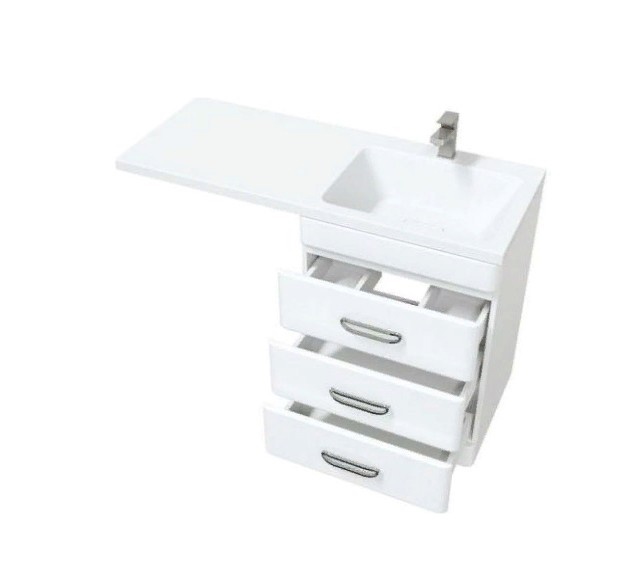 Приобрести mirsant тумба напольная fuji 60 см с раковиной столешницей fly 2 120 см под стиральную машину, левая ут000072517