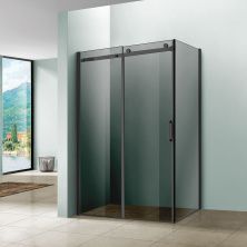 Vincea Душевое ограждение Como 90х120 см, тонированное, черное VSR-1C9012CGB