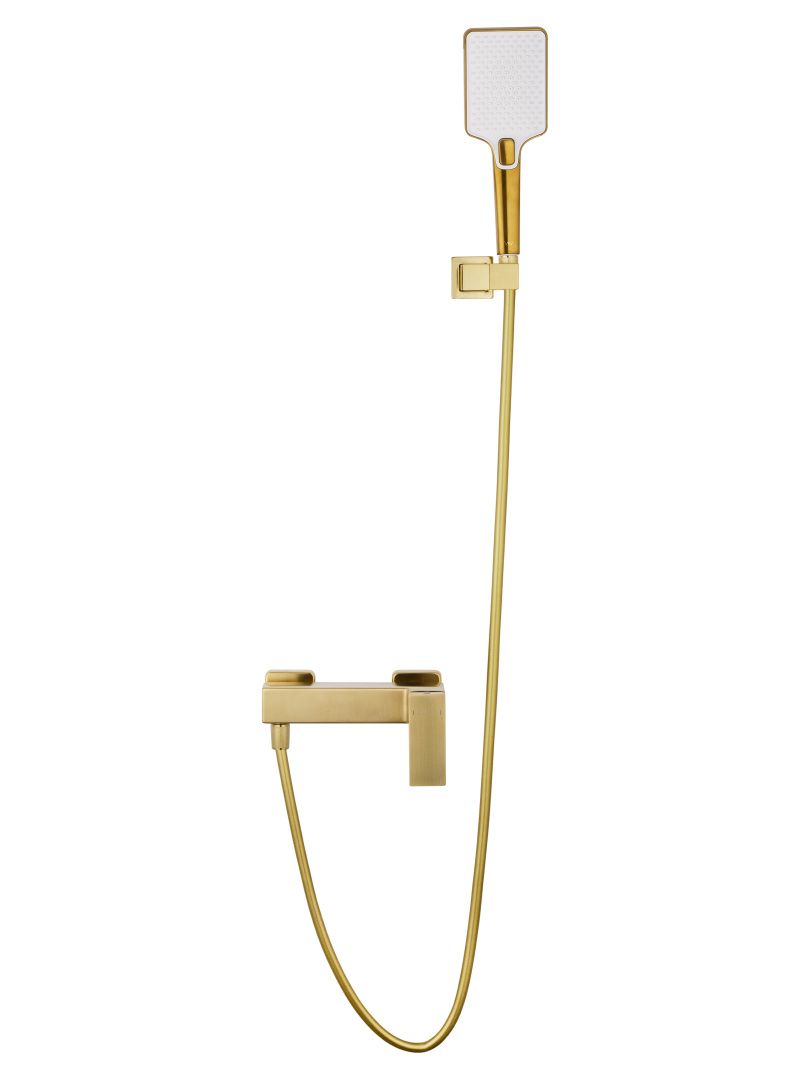 Приобрести смеситель для душа wonzon & woghand cube 2.0, брашированное золото (ww-88048068-bg)
