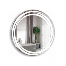 Azario Зеркало Милуз 770*770, белый, сенсорный включатель, ФР-00000937