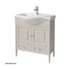 Caprigo Тумба с раковиной GENOVA 80 см, светло бежевая 34412 1