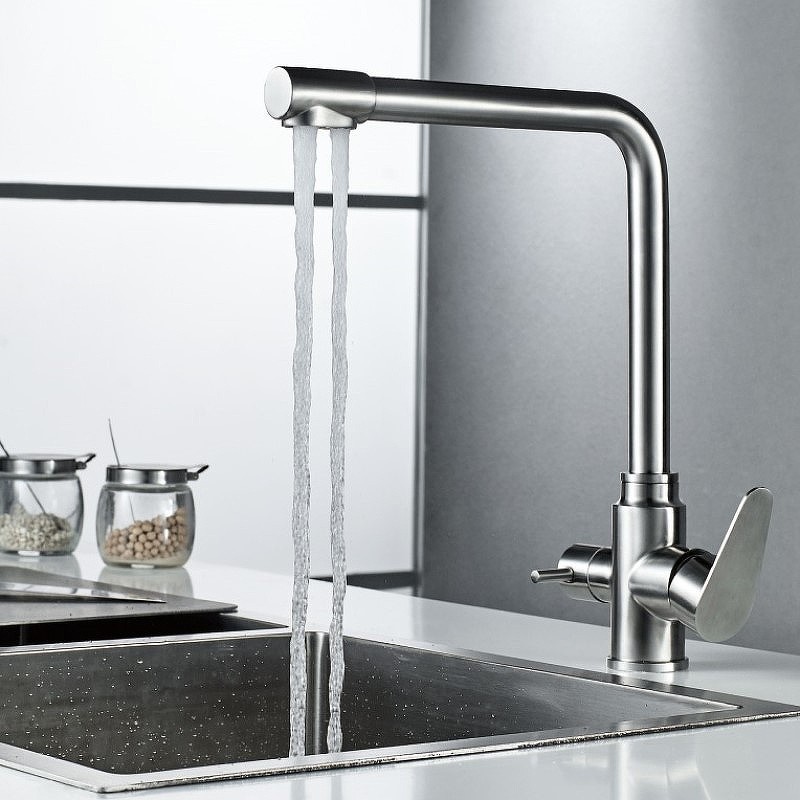 Приобрести haiba смеситель для кухни 352мм, нержавеющая сталь hb-76802