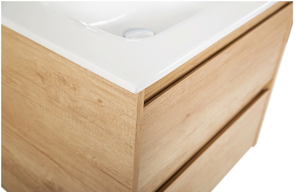 Приобрести тумба подвесная с раковиной belbagno kraft-600-2c-so-rnn 60 см, rovere nebrasca nature