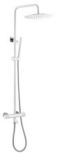 Boheme Душевая система c термостатом UNO White Chrome 468-T-WCR