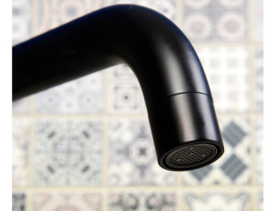 Приобрести wasserkraft смеситель для кухни elbe a7407, матовый чёрный