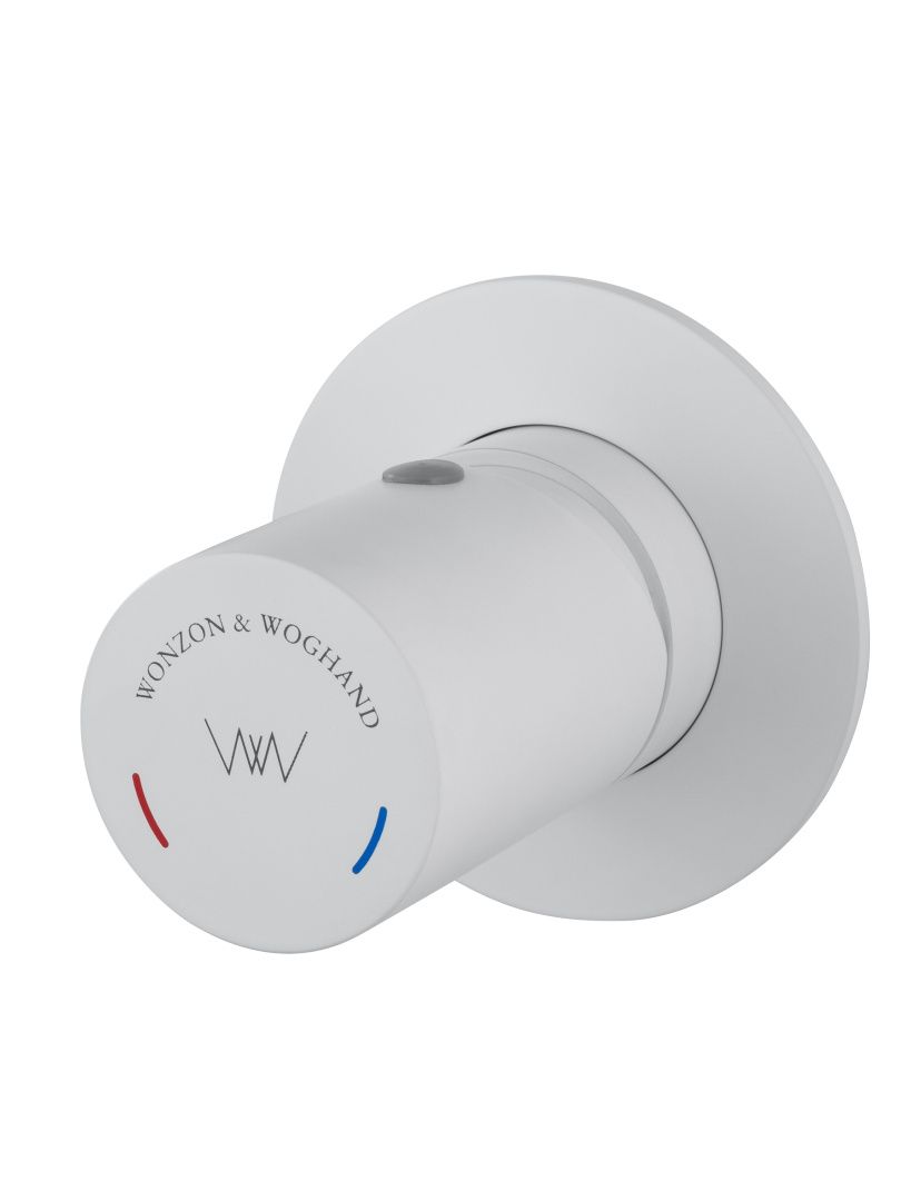 Приобрести смеситель для раковины встраиваемый wonzon & woghand, белый матовый (ww-105-mw)