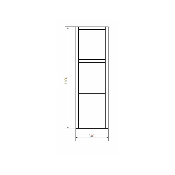 Приобрести сomforty полка подвесная "дюссельдорф-35м", дуб дымчатый