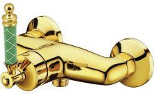 Boheme Смеситель для душа Vogue, золото\зеленый 214-MR-GR