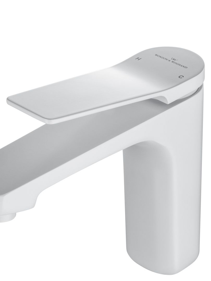 Приобрести смеситель для раковины wonzon & woghand, белый матовый (ww-xh-013-mw)