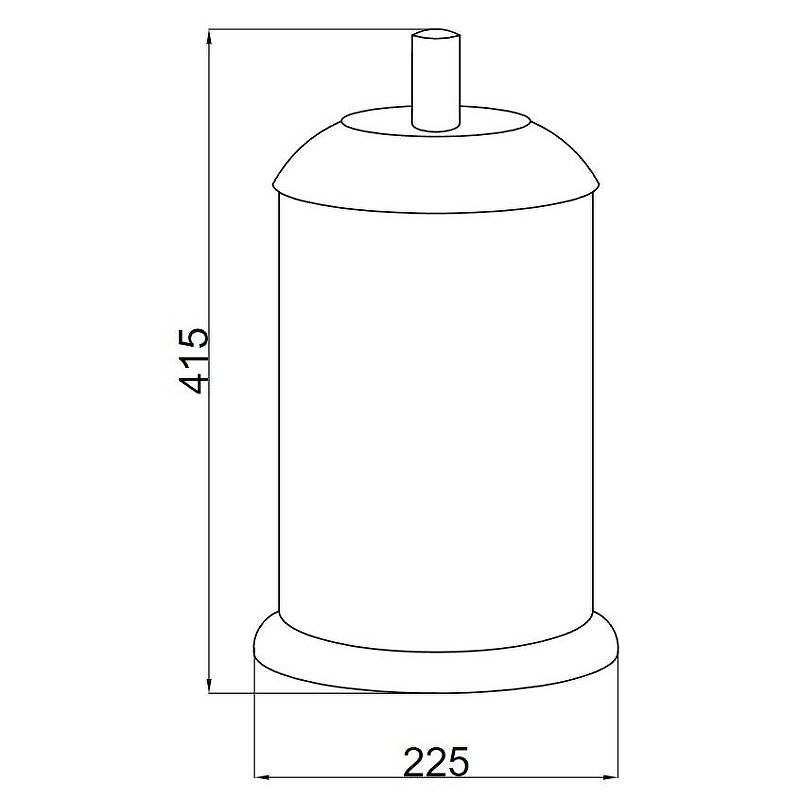 Приобрести boheme ведро для мусора murano, золото\белый 10914-w-g