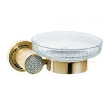 Boheme Мыльница Royale Cristal, бронза\белый 10923-BR