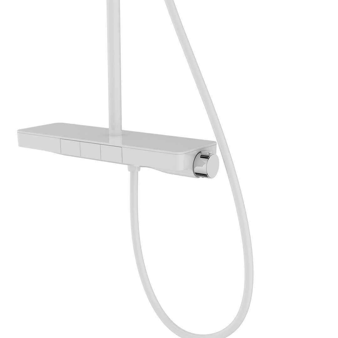 Приобрести vincea душевая стойка inspire, белая матовая vsfs-3i12tw