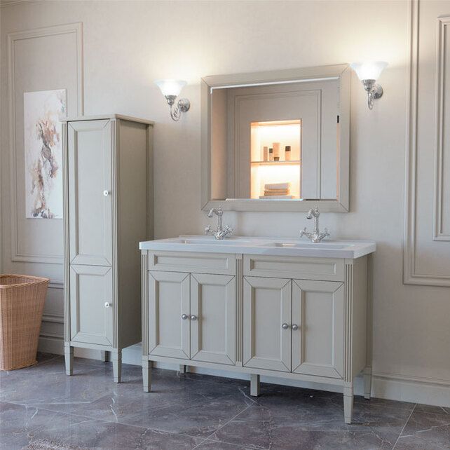 Приобрести caprigo тумба с раковиной albion concept 125 см, белая