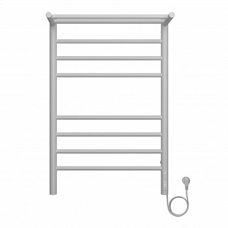 Приобрести terminus полотенцесушитель аврора п8 50х80 см, с полкой, электрический, белый матовый