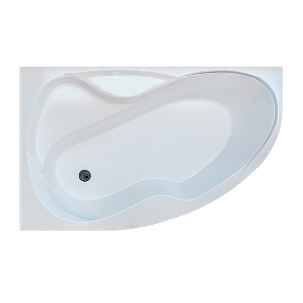Приобрести mirsant ванна акриловая ливадия 160*100 см, белая, левая ут000019630