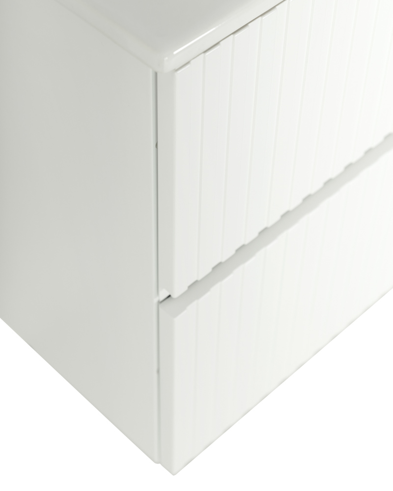 Приобрести cezares тумба подвесная с раковиной duet 120 см bianco lucido, белый глянец duet-1200-2c-so-bl