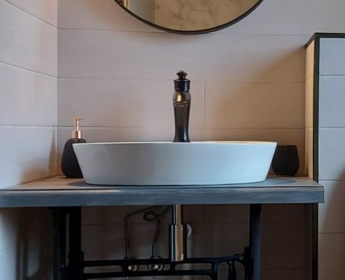 Приобрести раковина накладная ceramalux 55 см 9436