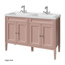 Caprigo Тумба с раковиной ALBION CONCEPT 125 см, красная