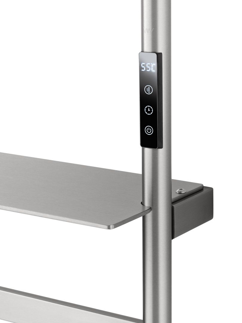 Приобрести полотенцесушитель электрический wonzon & woghand düsseldorf, брашированный никель (ww-a203-br)